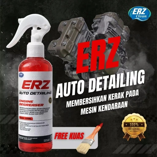 ERZ Clean Auto Detailing Pembersih Kerak Mesin Motor Mobil Engine Degreaser 250ml