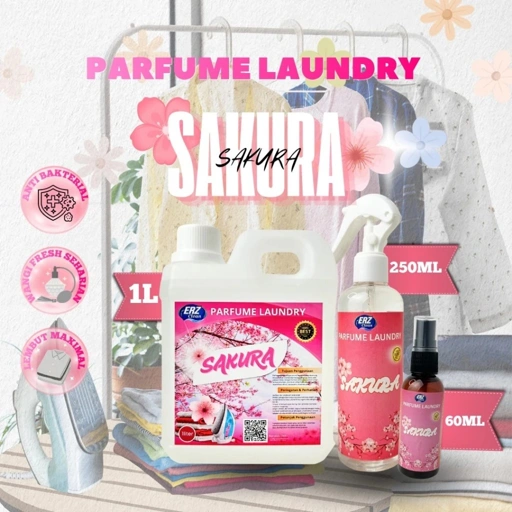 ERZ Clean Parfum Laundry Super Wangi Tahan Lama Pewangi Pakaian Anti Apek