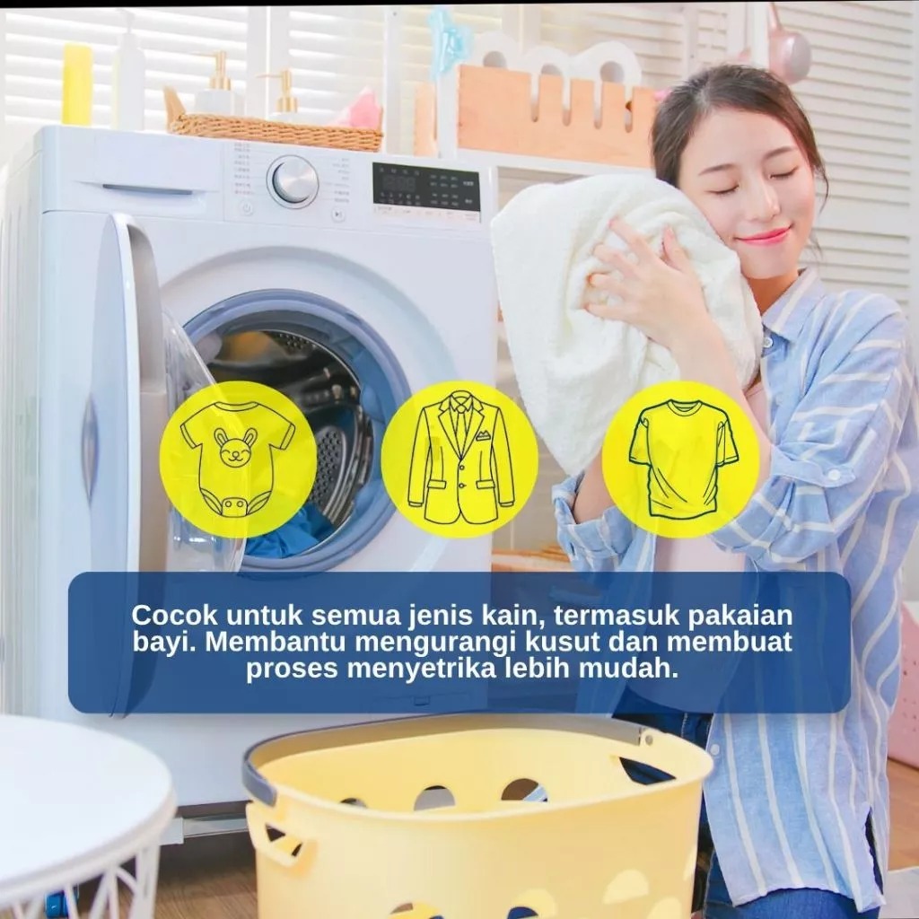 ERZ Clean Softener Pelembut Pewangi Pakaian Laundry Wangi Tahan Lama