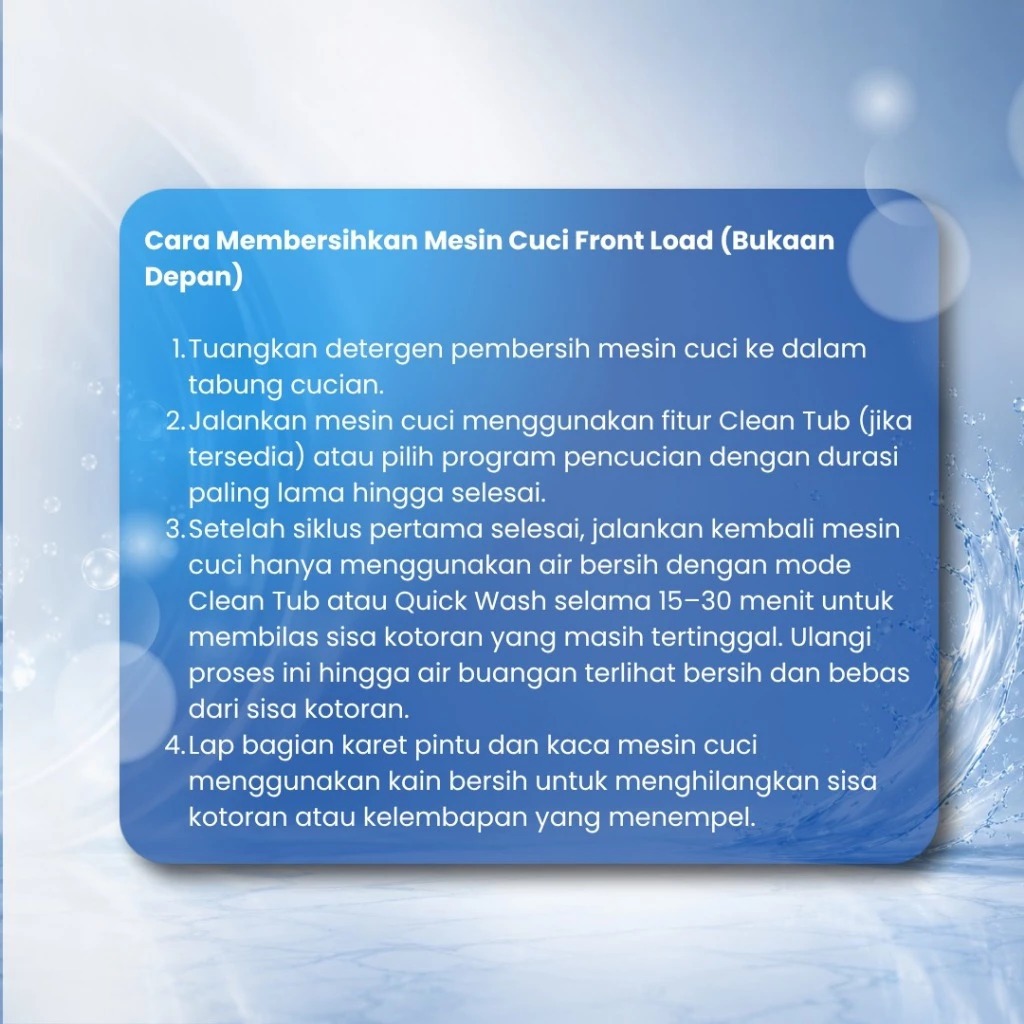 ERZ Clean Washing Machine Cleaner Pembersih Mesin Cuci - Membersihkan Kotoran, Bakteri & Bau pada Mesin Cuci - ERZ Clean