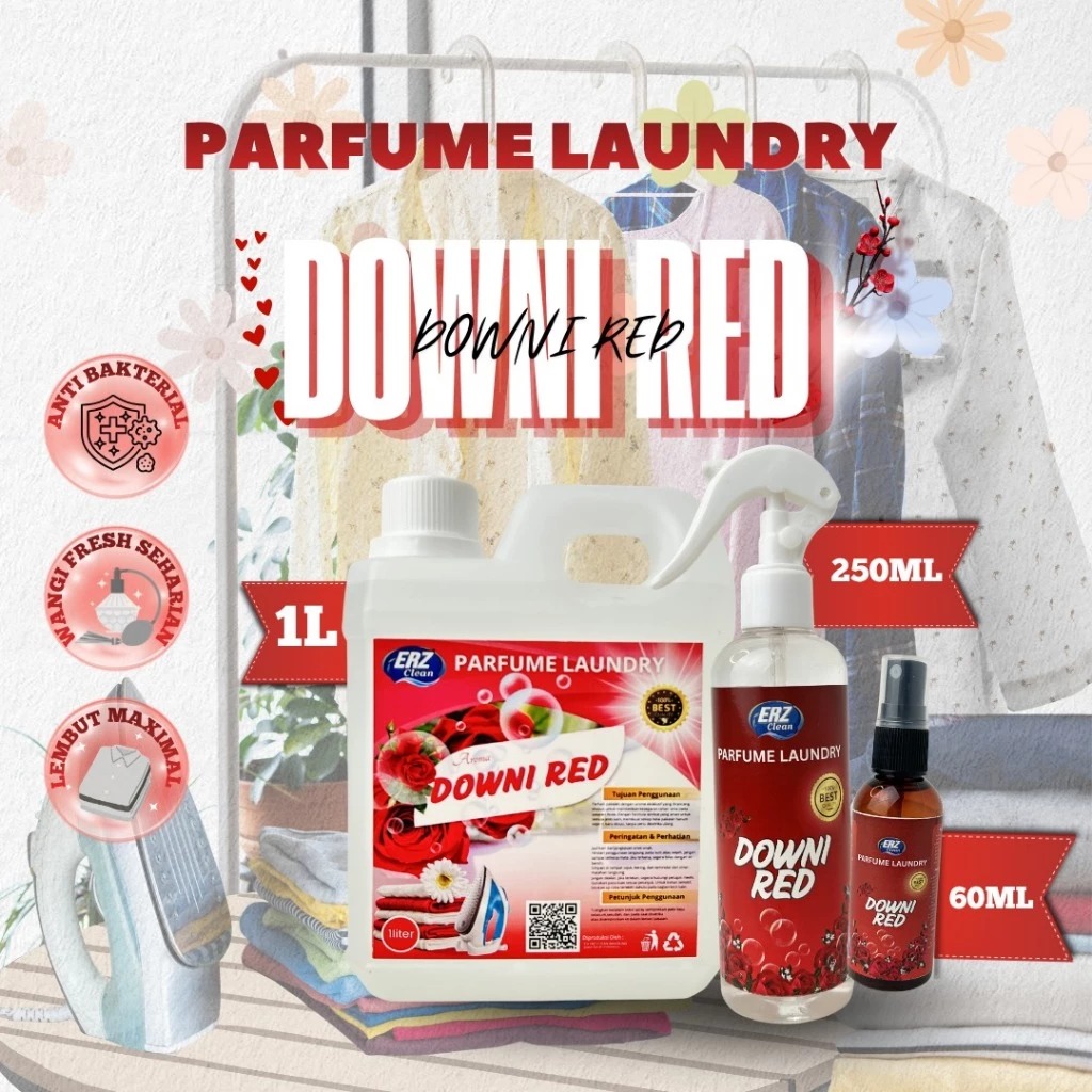 ERZ Clean Parfum Laundry Super Wangi Tahan Lama Pewangi Pakaian Anti Apek