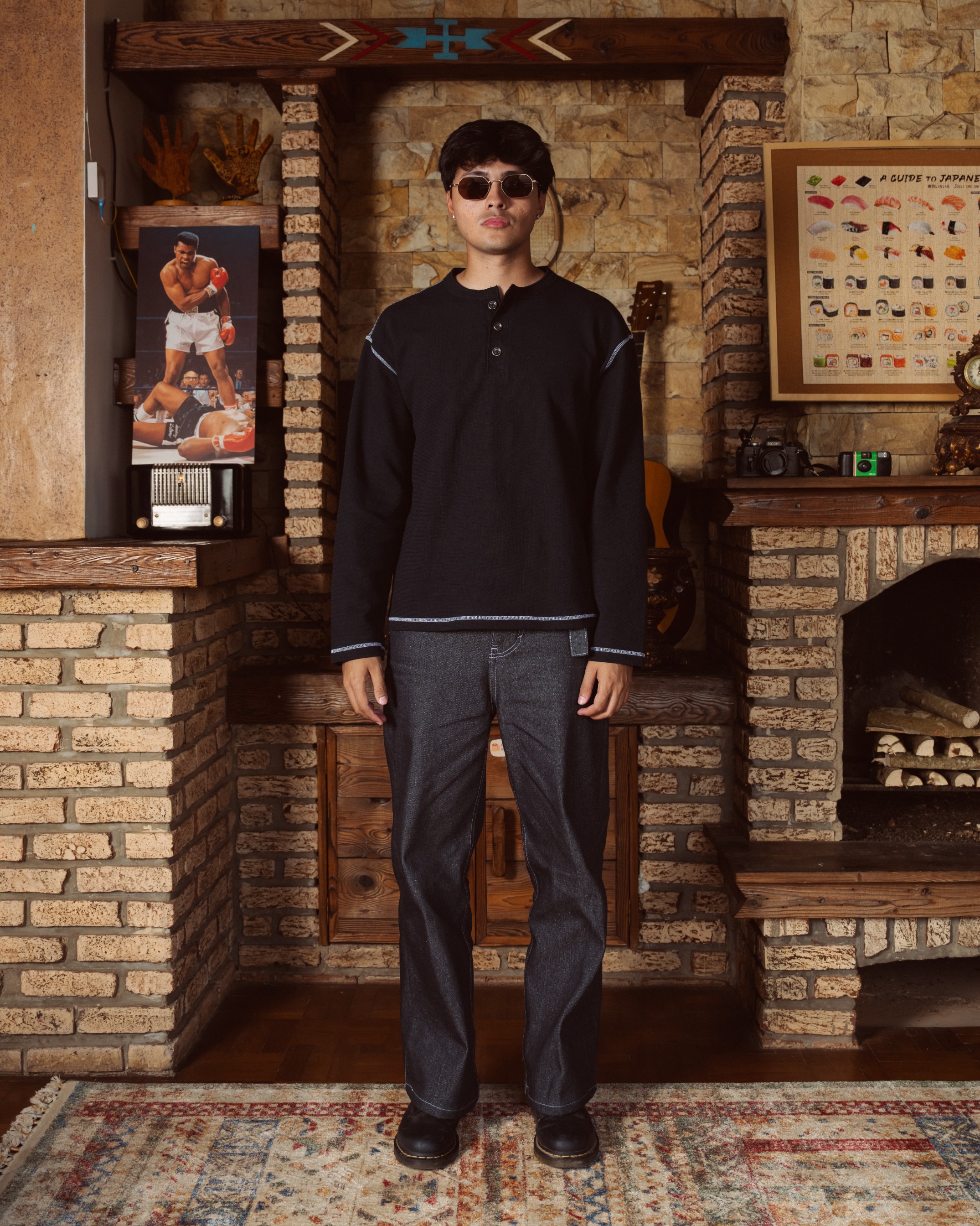 Oaklinawa Henley Shirt