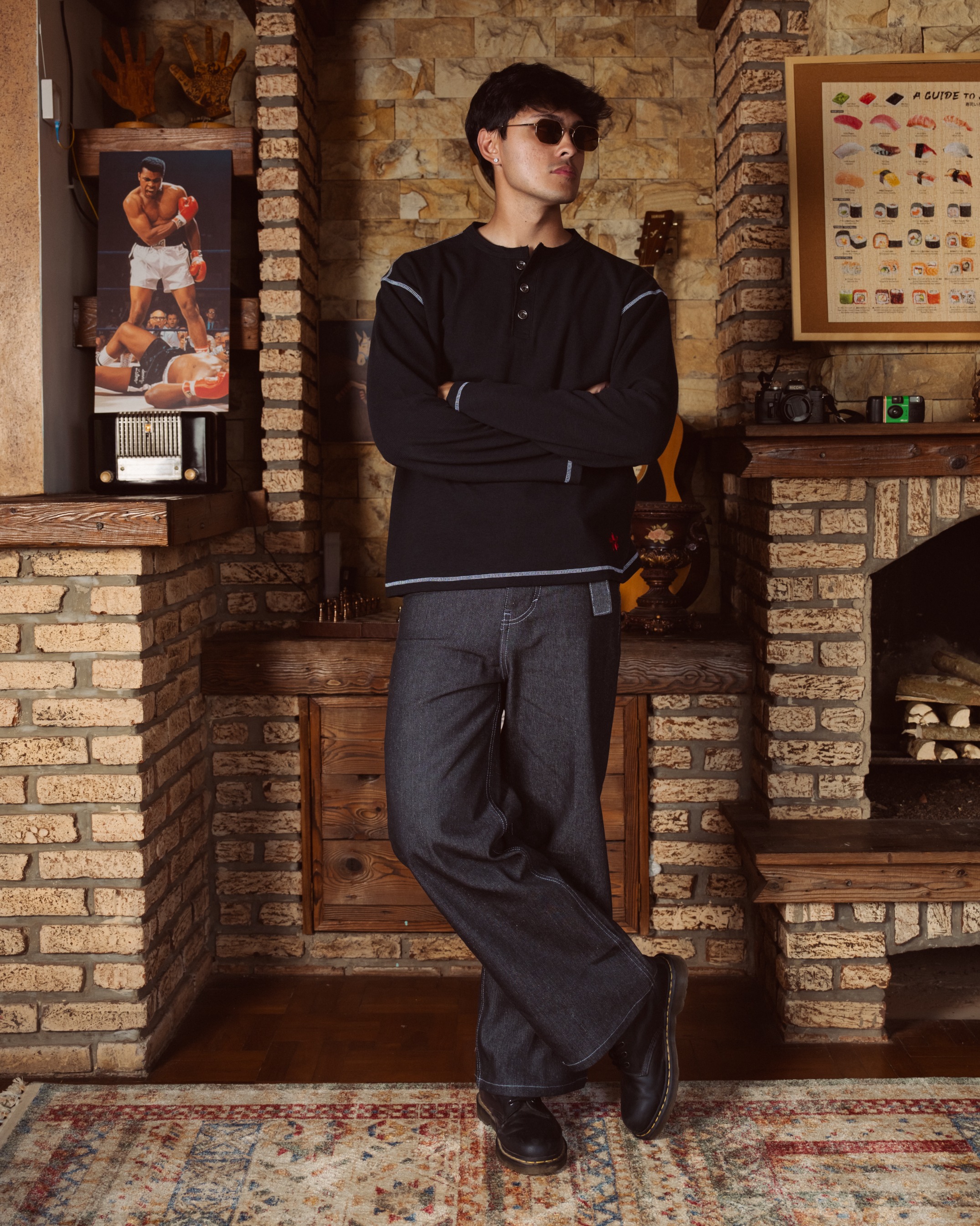 Oaklinawa Henley Shirt