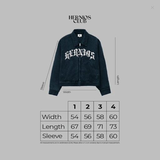Hernios Club Graphic Work Jacket Zipp