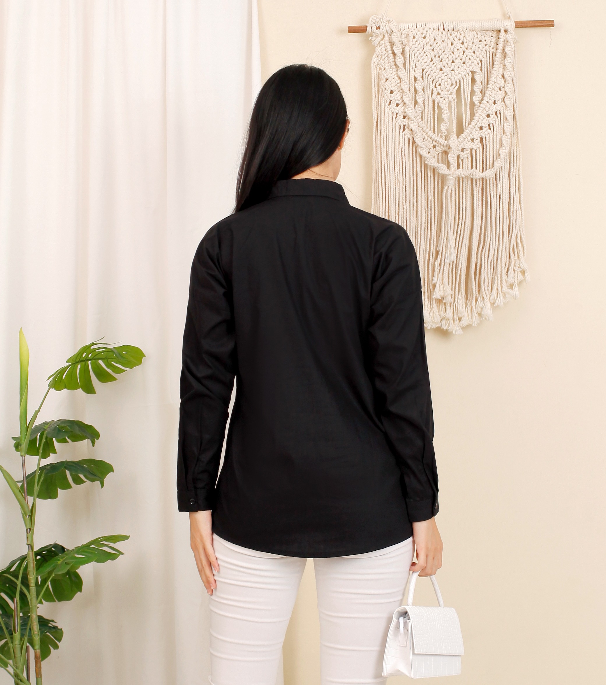  Iseul Oversize Cotton Shirt LS