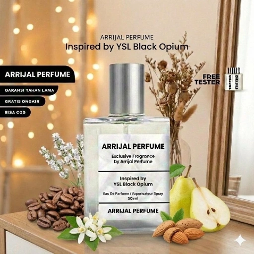 Arrijal Perfume Inspired by YSL Black Opium 50 ml