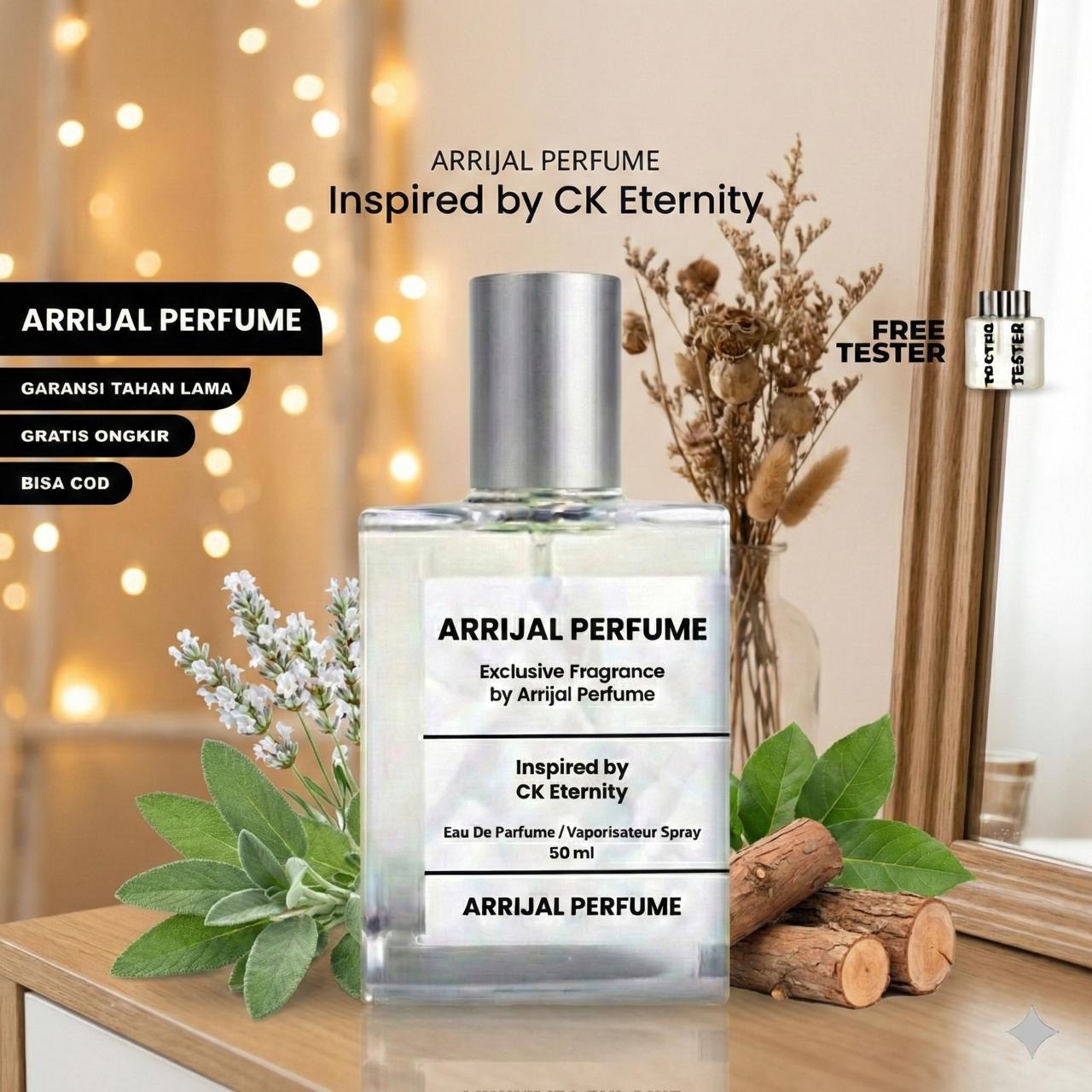 Arrijal Perfume Inspired by CK Eternity 50 ml