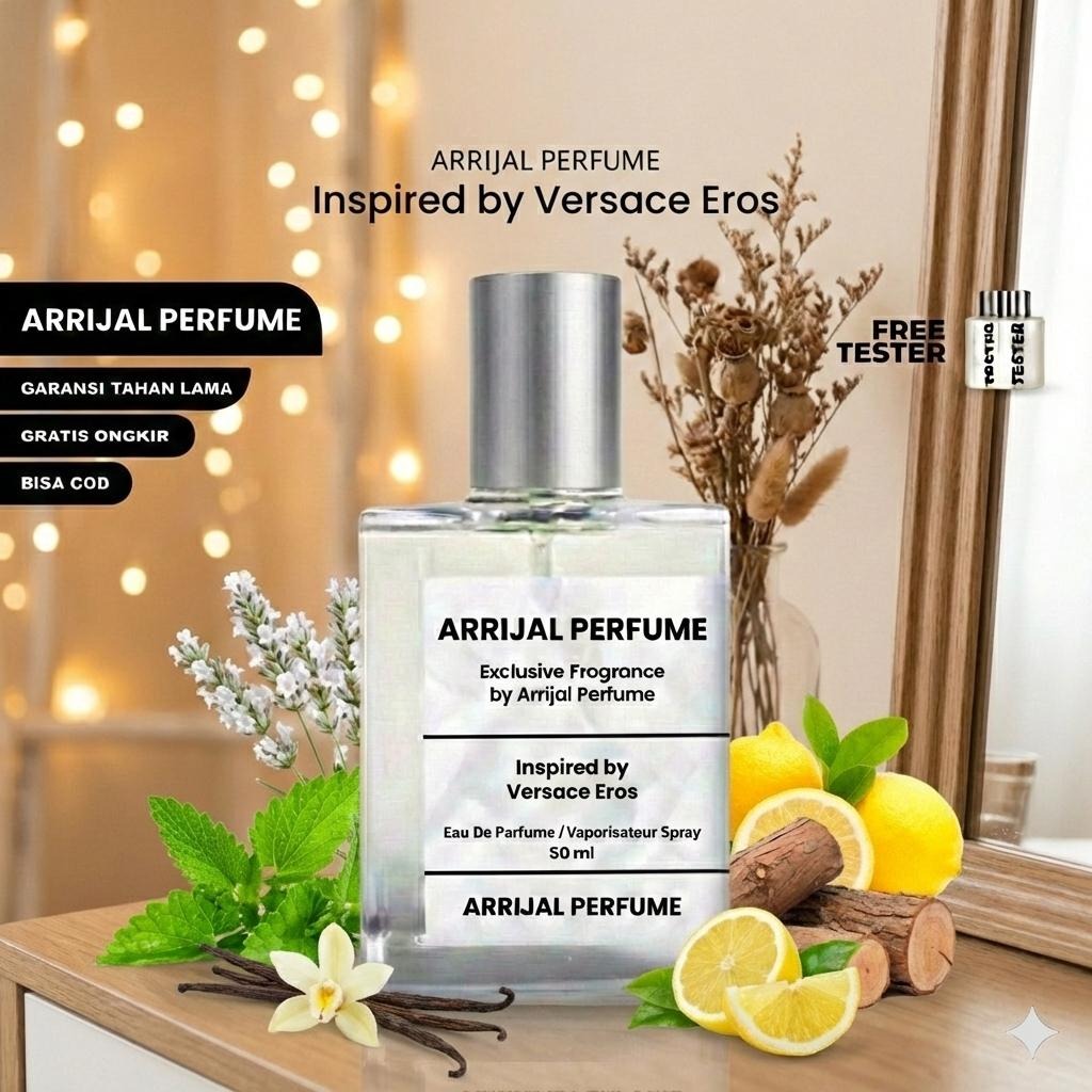 Arrijal Perfume Inspired by Versace Eros 50 ml