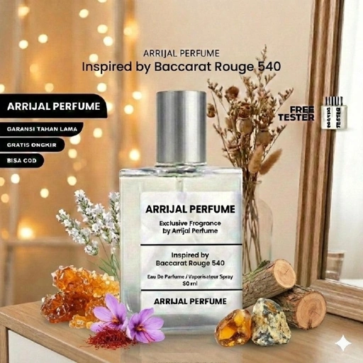 Arrijal Perfume Inspired by Baccarat Rouge 540 50 ml