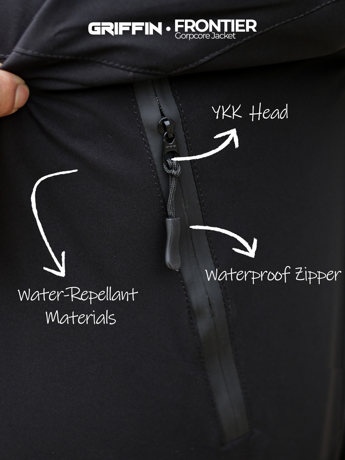 Jaket Gunung Outdoor Unisex Laki Laki Perempuan Anti Air Water Repellent FRONTIER