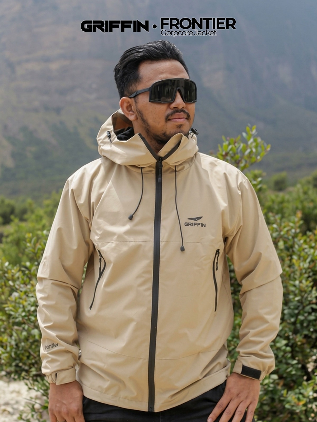 Jaket Gunung Outdoor Unisex Laki Laki Perempuan Anti Air Water Repellent FRONTIER