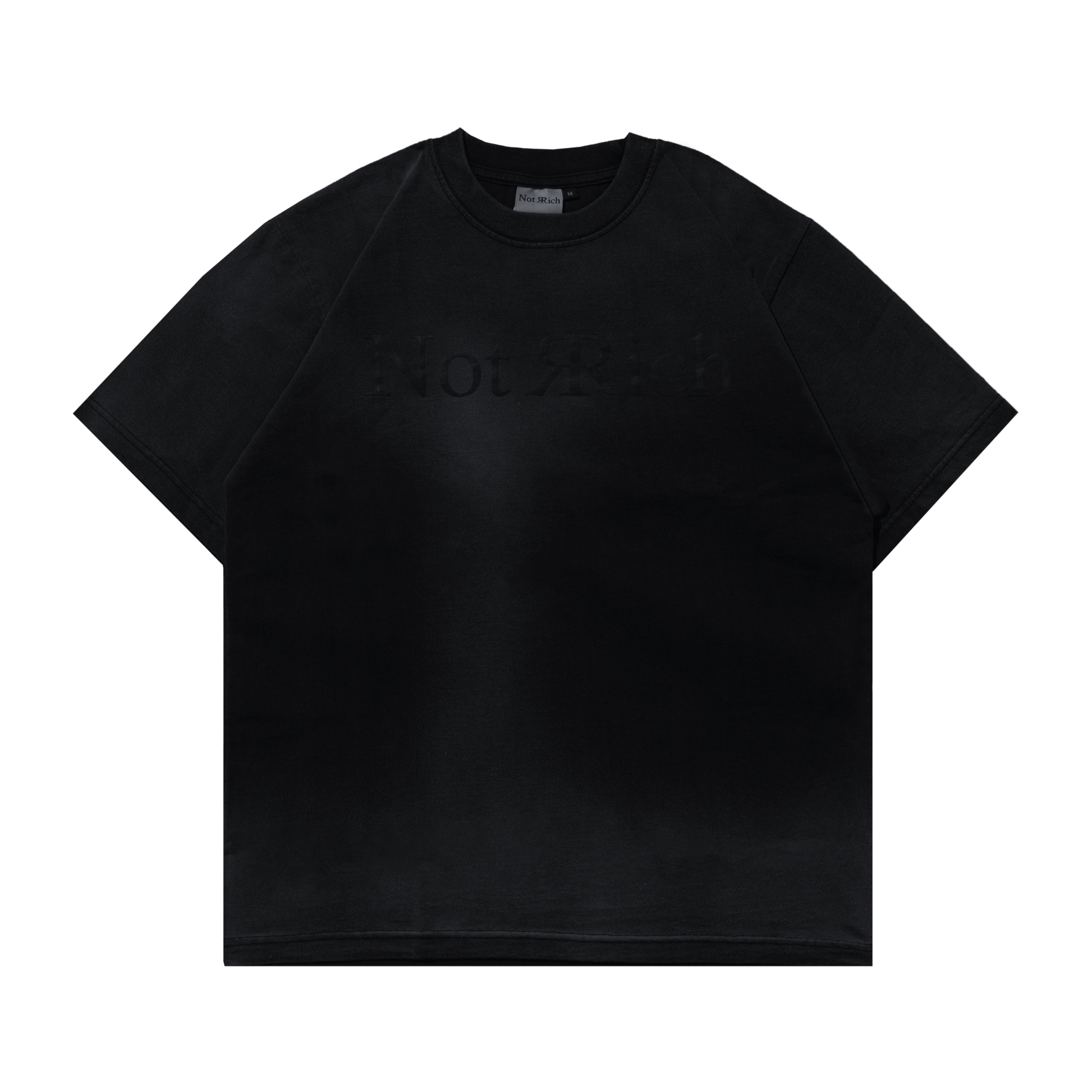 Tshirt Not Rich - Statement Wash