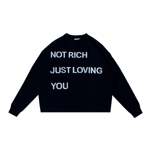 Knitwear Not Rich - Lover Black