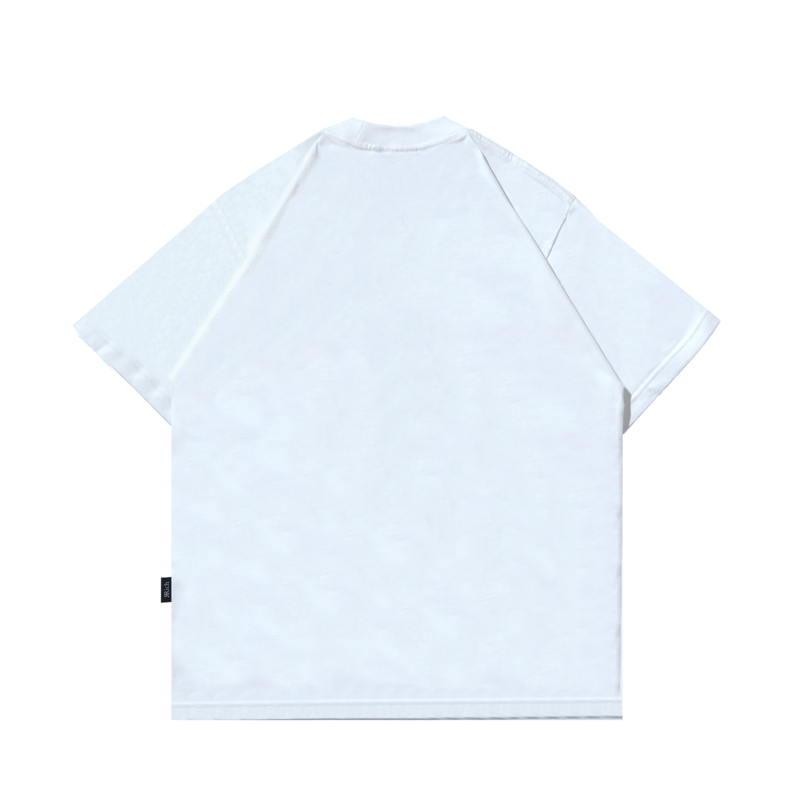Tshirt Not Rich - Statement White
