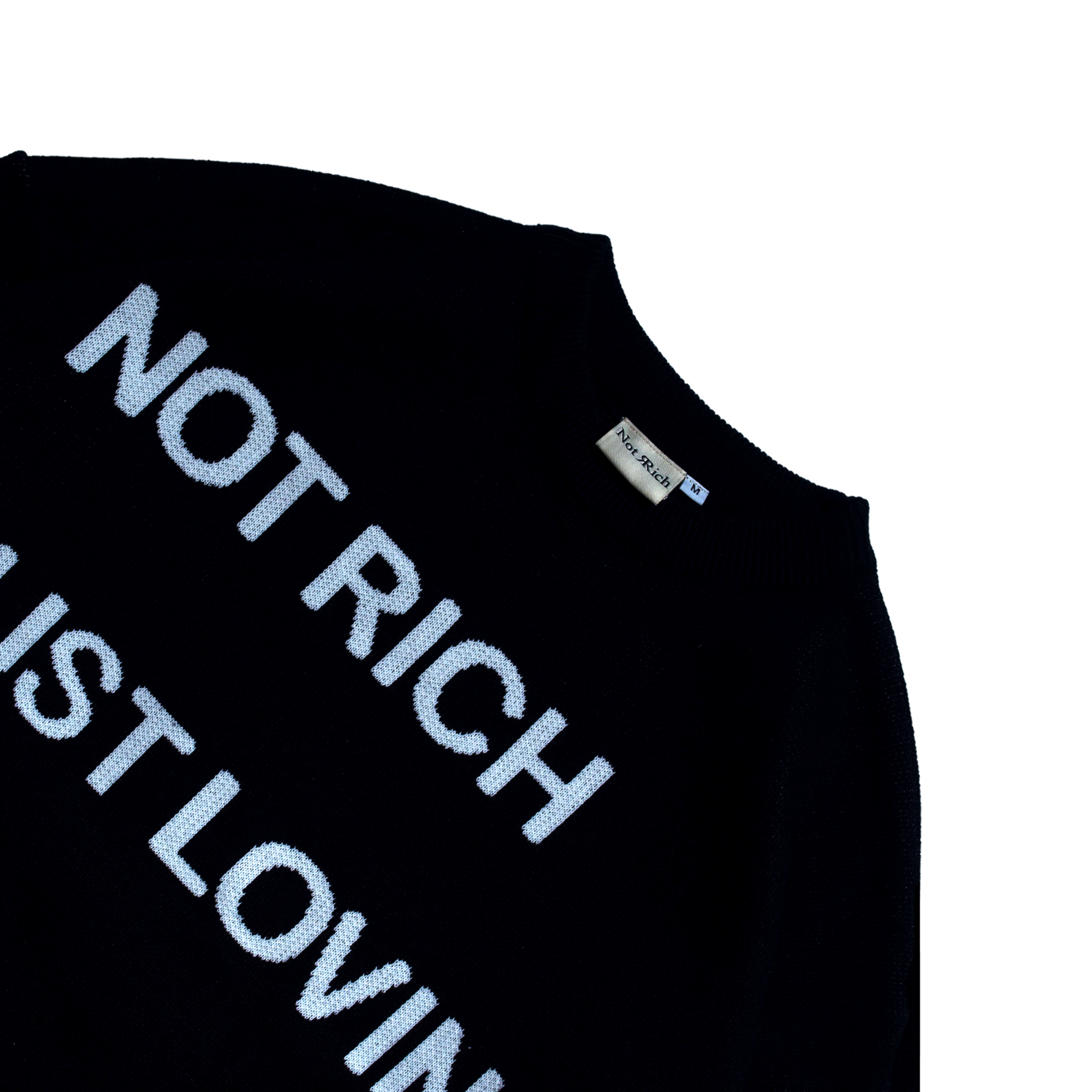 Knitwear Not Rich - Lover Black