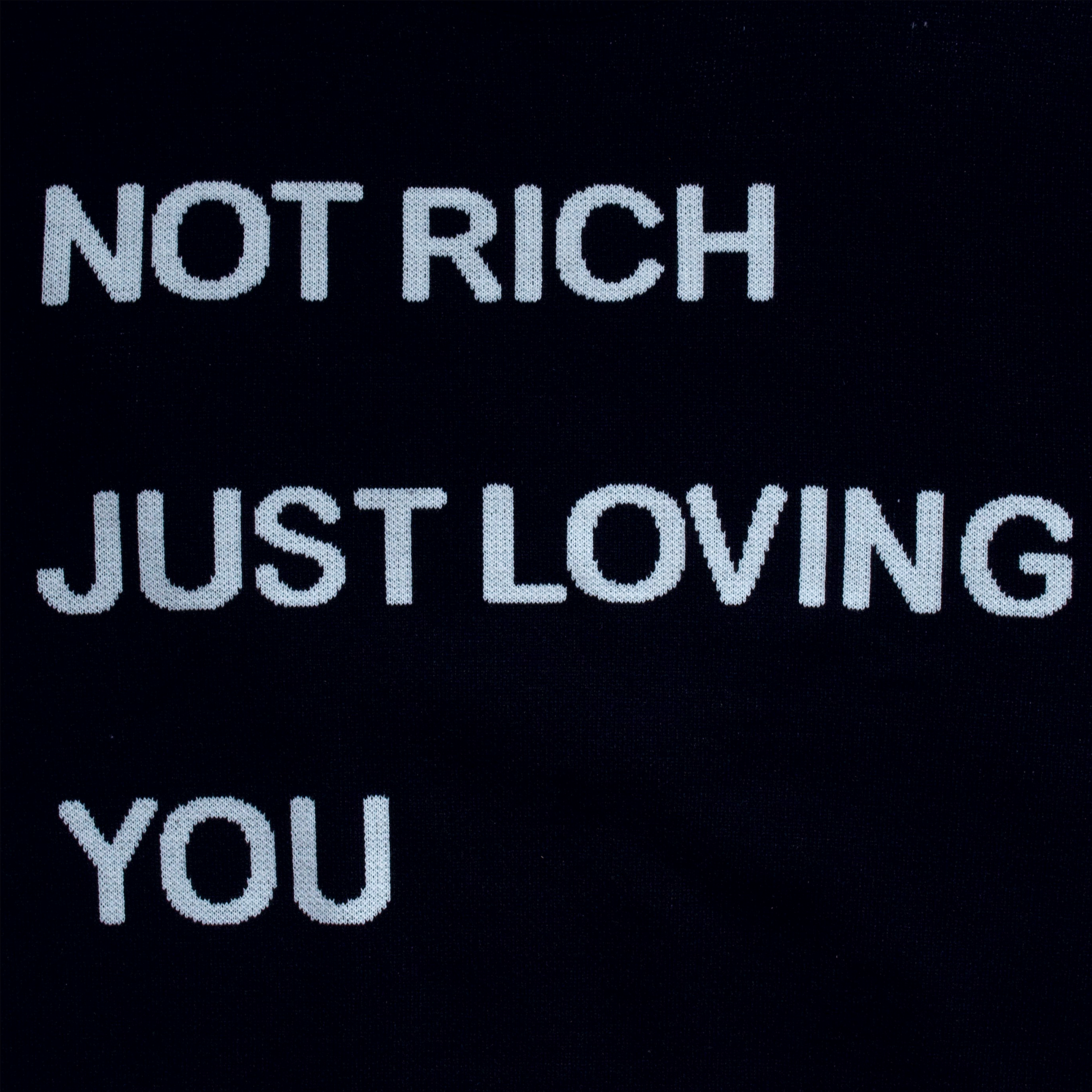 Knitwear Not Rich - Lover Black