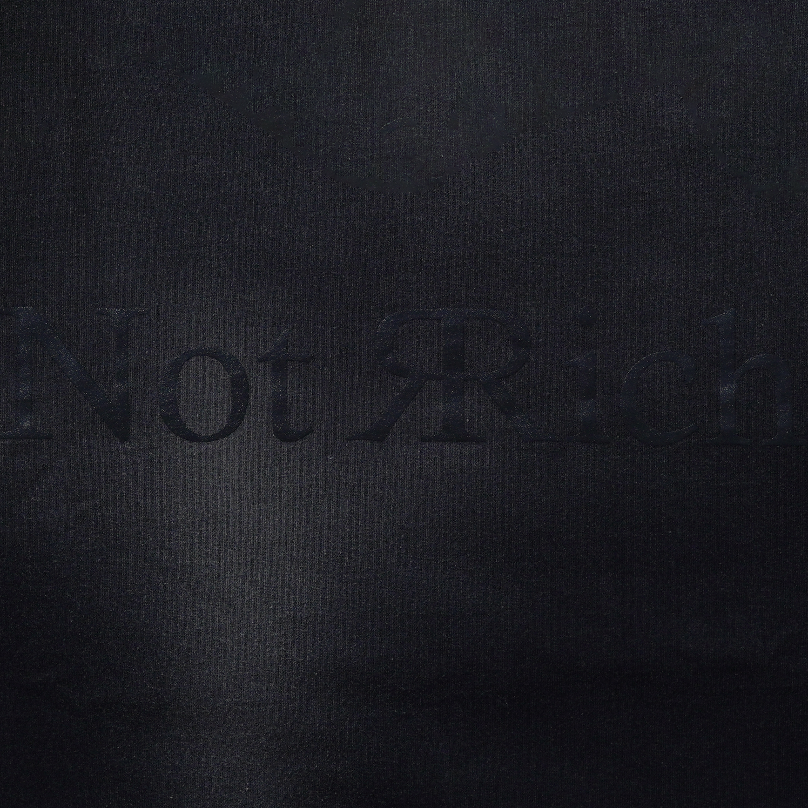 Tshirt Not Rich - Statement Wash