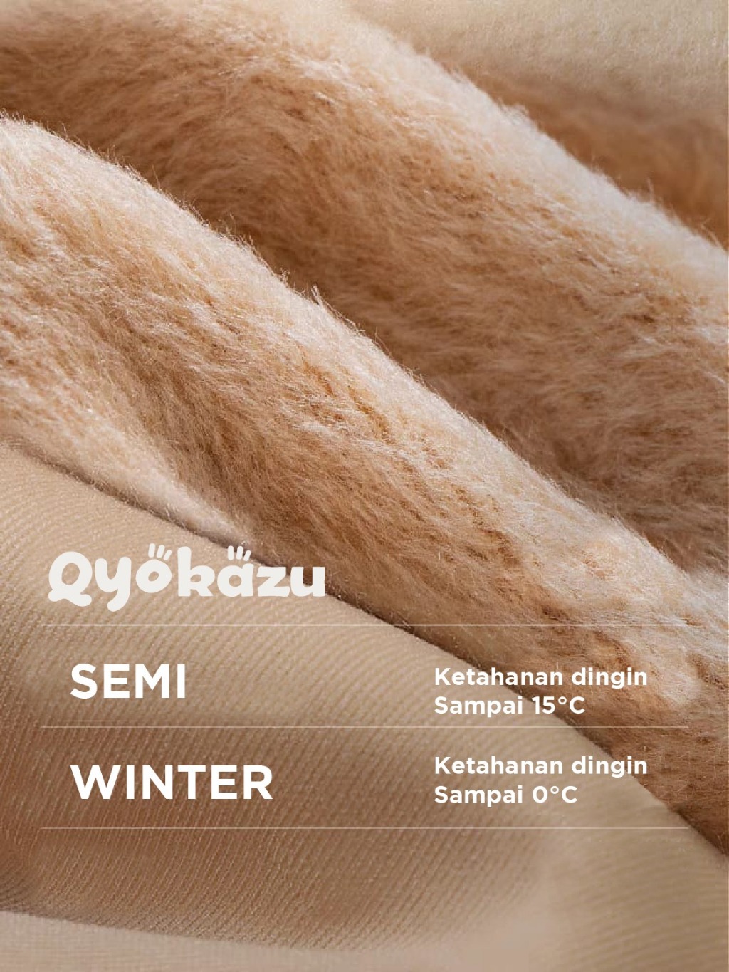 QYOKAZU Bare Leg like through UV stocking WINTER kulit jepang Terlihat seperti kulit kaki asli