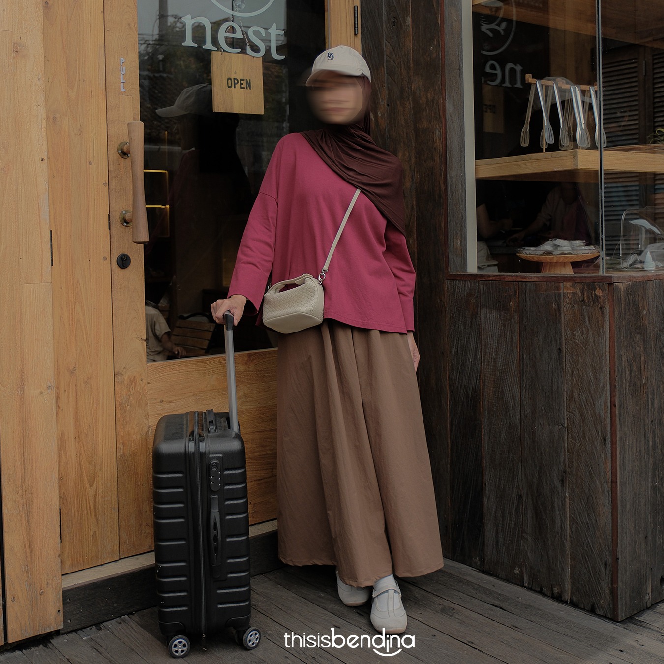 YORI SKIRT BROWN