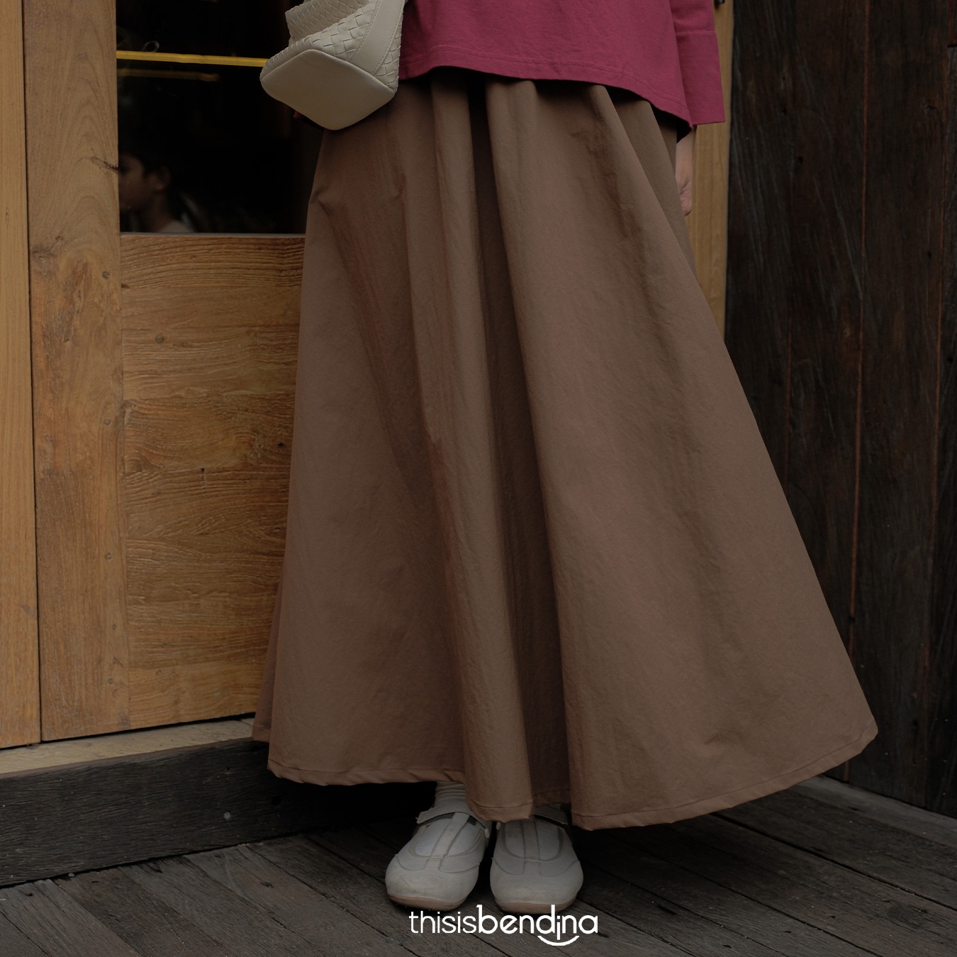 YORI SKIRT BROWN