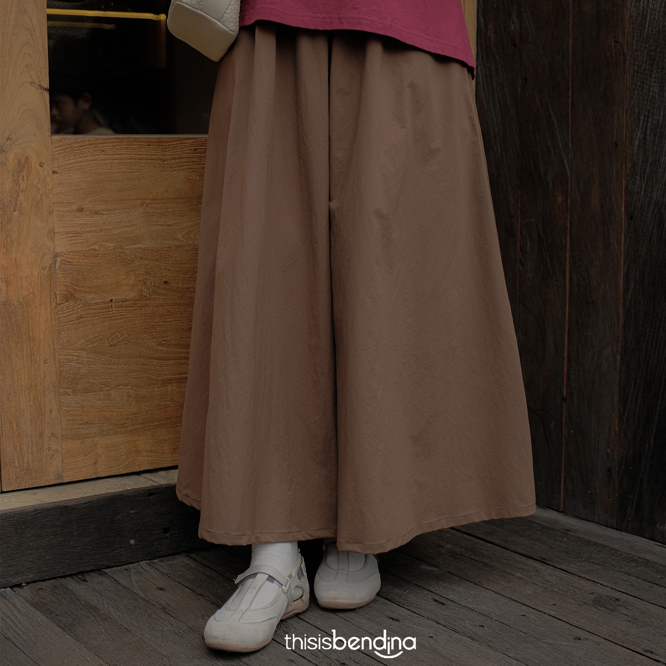 YORI SKIRT BROWN