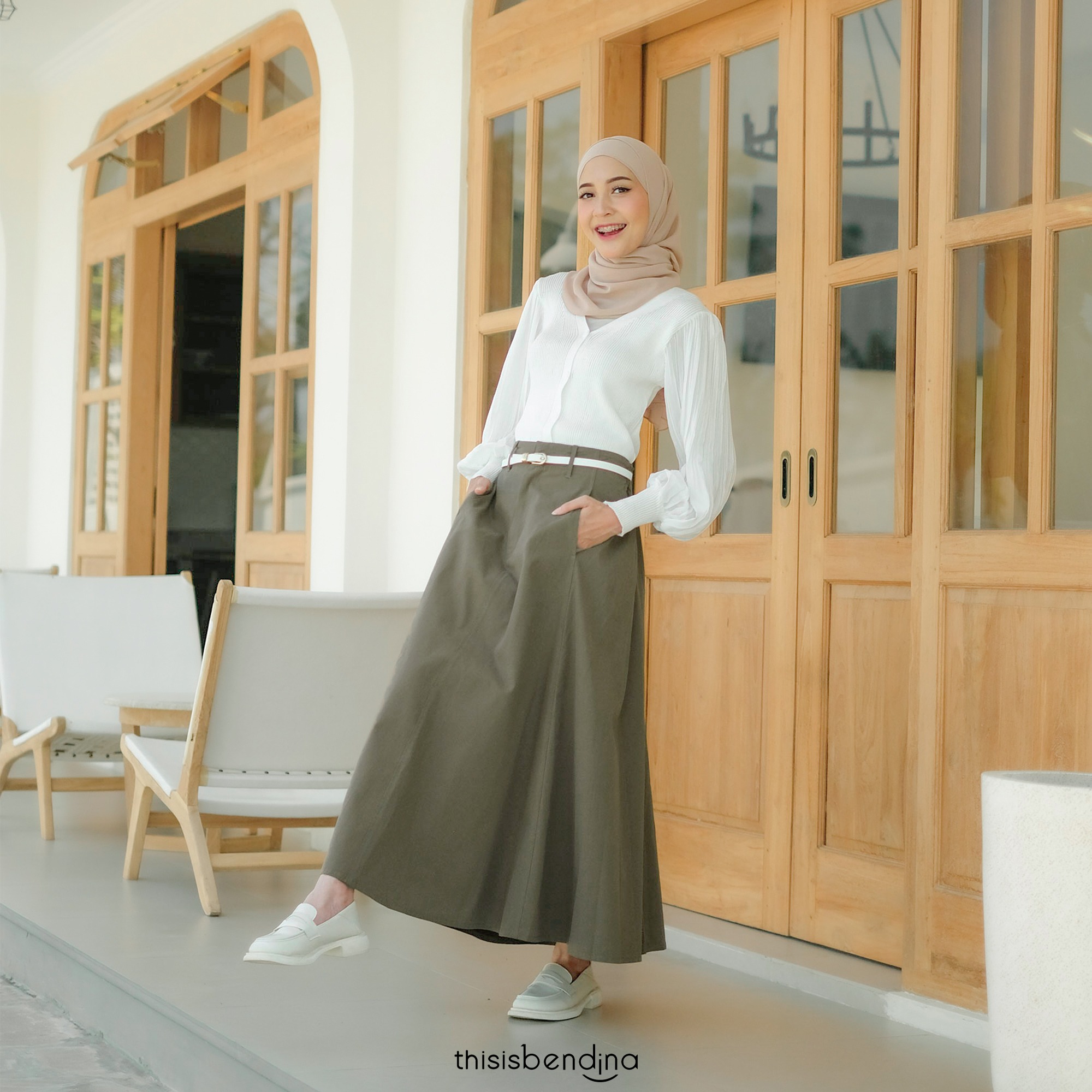 KYO Skirt Dark Olive
