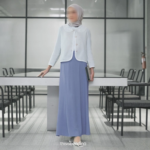 Image of Naomi Skirt Powder Blue