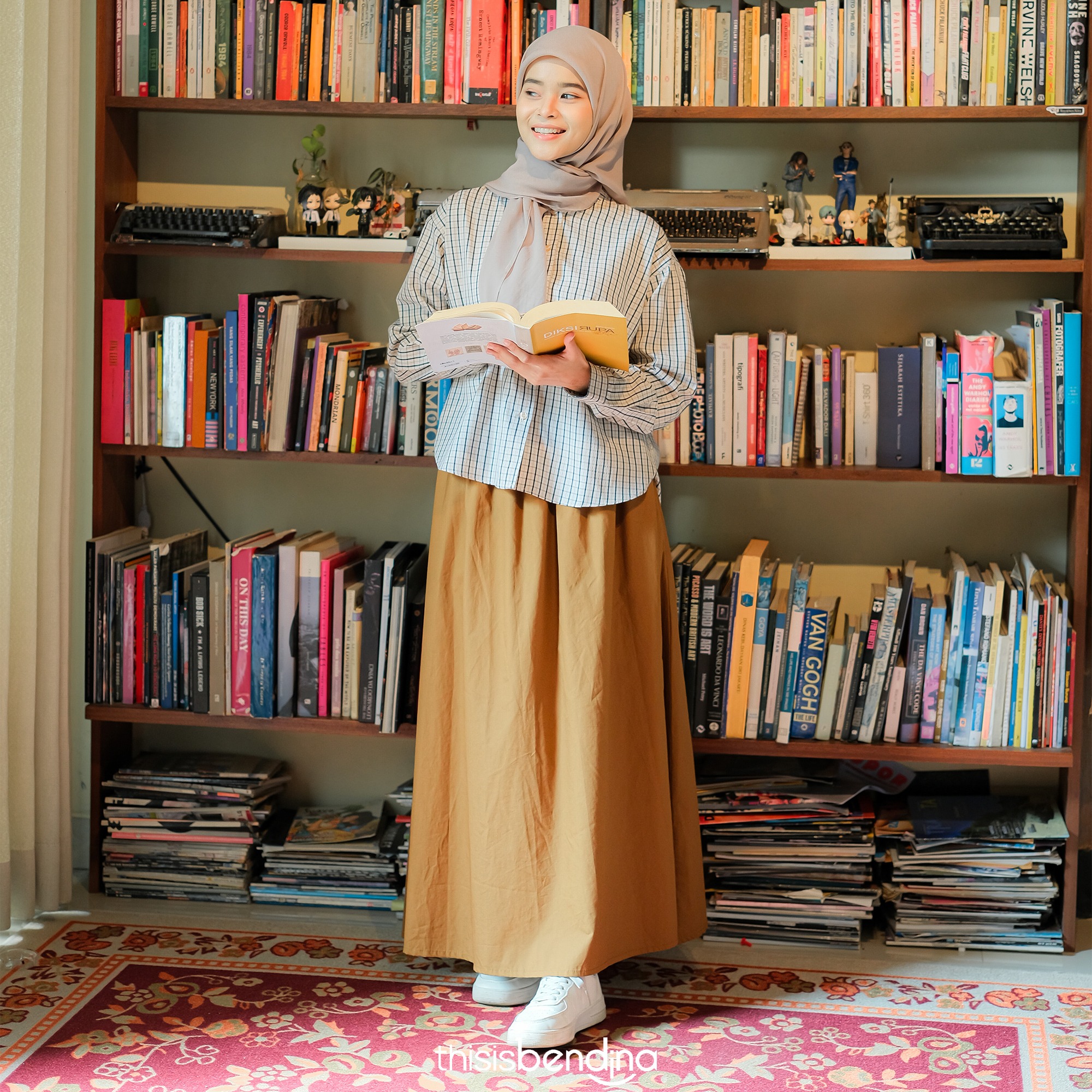 She Skirt Camel
