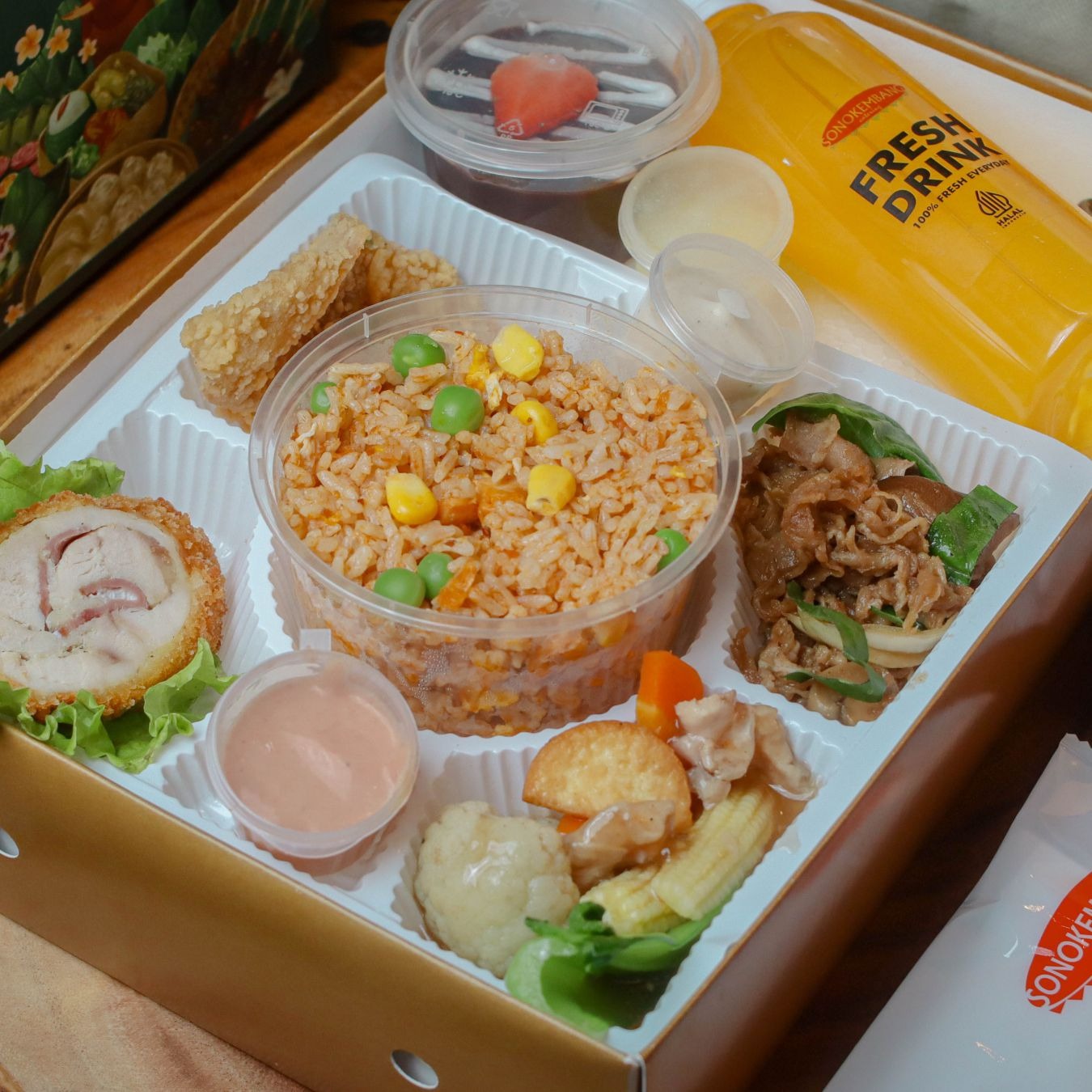 Hantaran Nasi Kotak Intan