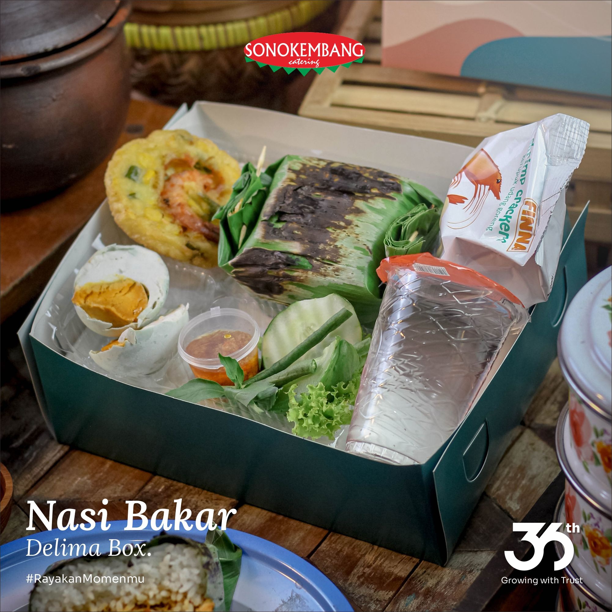 Nasi Bakar Delima Box