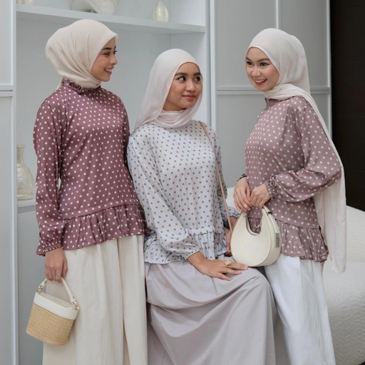 Image of Ruffle Polka Top