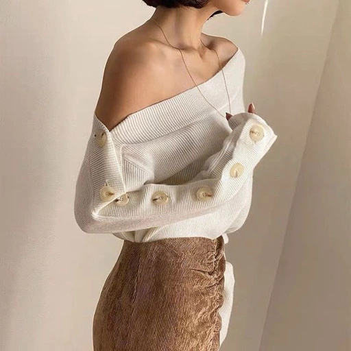 Darcila Knit Sabrina Top