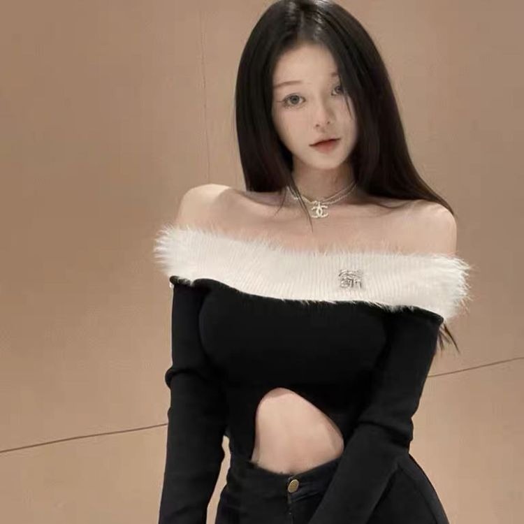 Yuslia Sabrina Fur Top