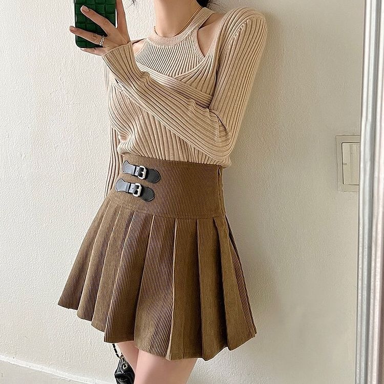 Driliana Knit Halterneck Top