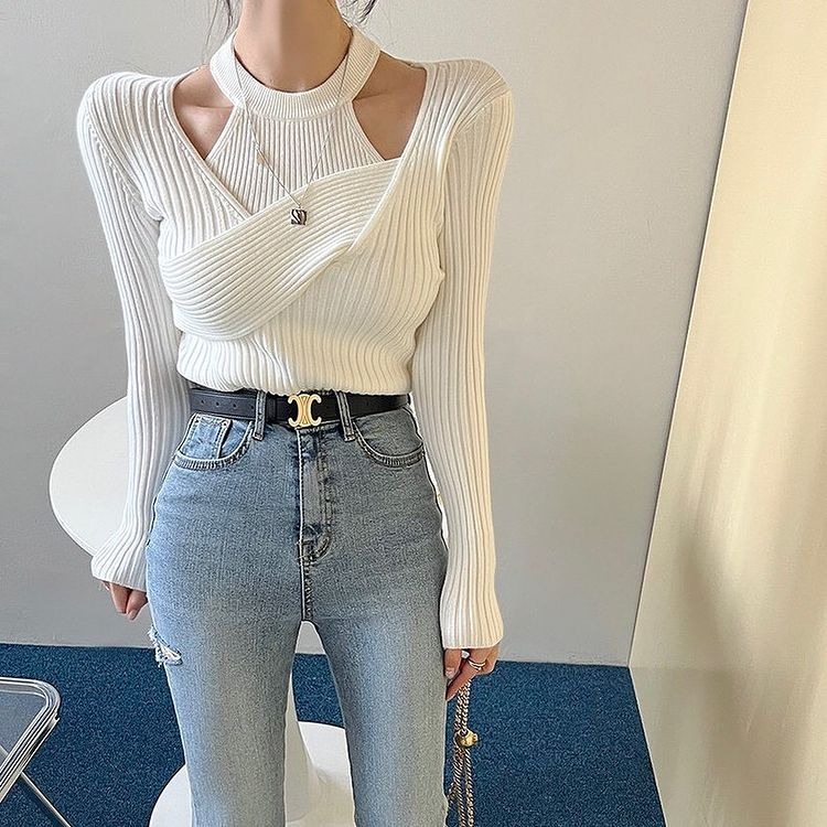 Driliana Knit Halterneck Top