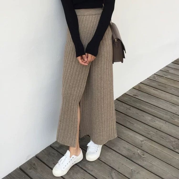 Vega Knit Long Skirt