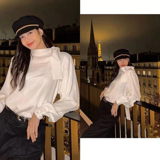 Lisa White Blouse Top