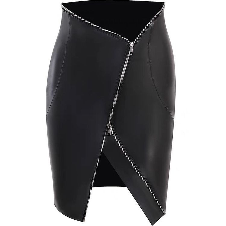 Nuresa Zipper Skirt
