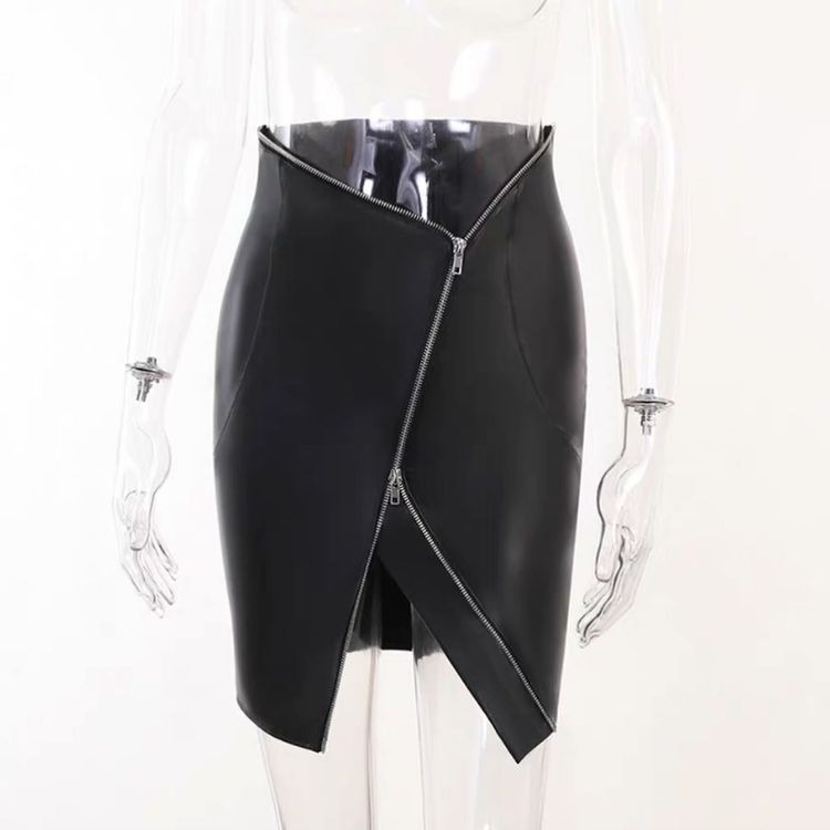Nuresa Zipper Skirt
