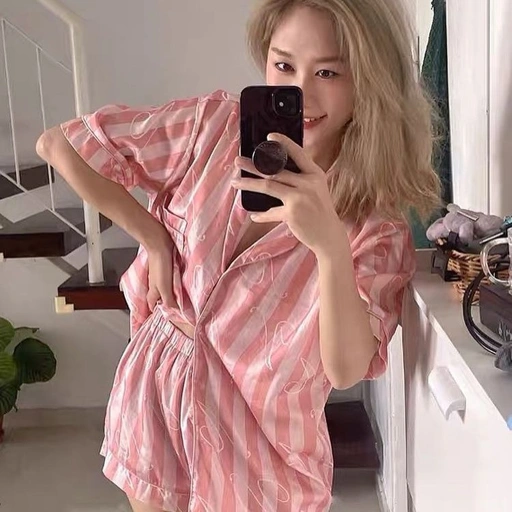 Livia Pink Pajamas Set