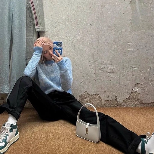 Image of  Rose Blue Sweater
