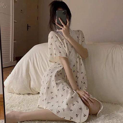 Reyna Flower Night Gown