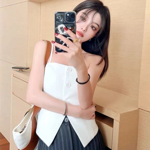 Image of Vloxa Sloping Tank Top