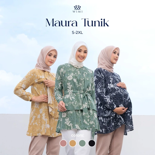 Image of Wimi.id - Maura Tunik | Baju Ibu Hamil dan Ibu Menyusui