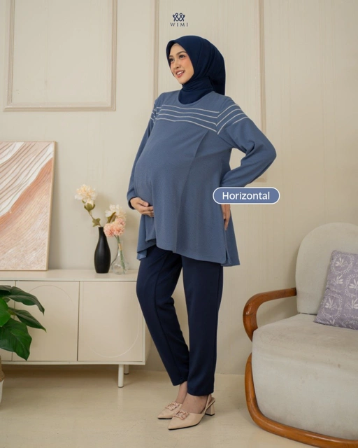 Image of Wimi.id - Aica Blouse | Baju Ibu Hamil dan Ibu Menyusui