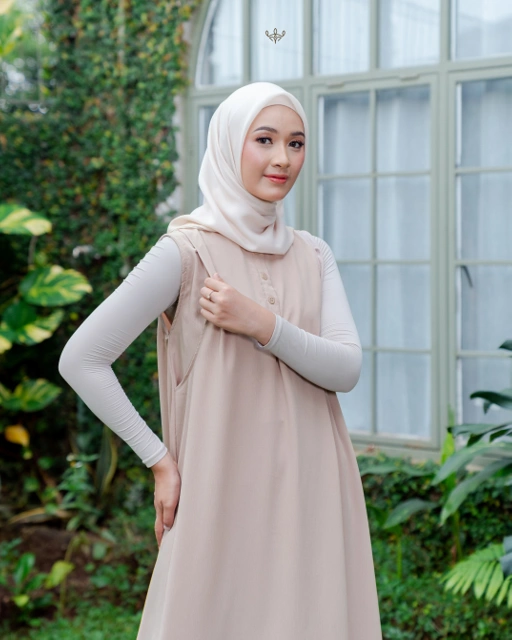 Image of Calla Dress - Cream | Baju Ibu Hamil dan Menyusui