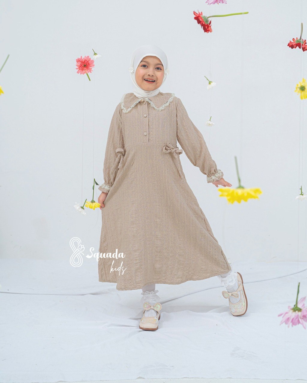 HANARA DRESS KIDS - HOREB CRINKLE PREMIUM - CASUAL DRESS ANAK