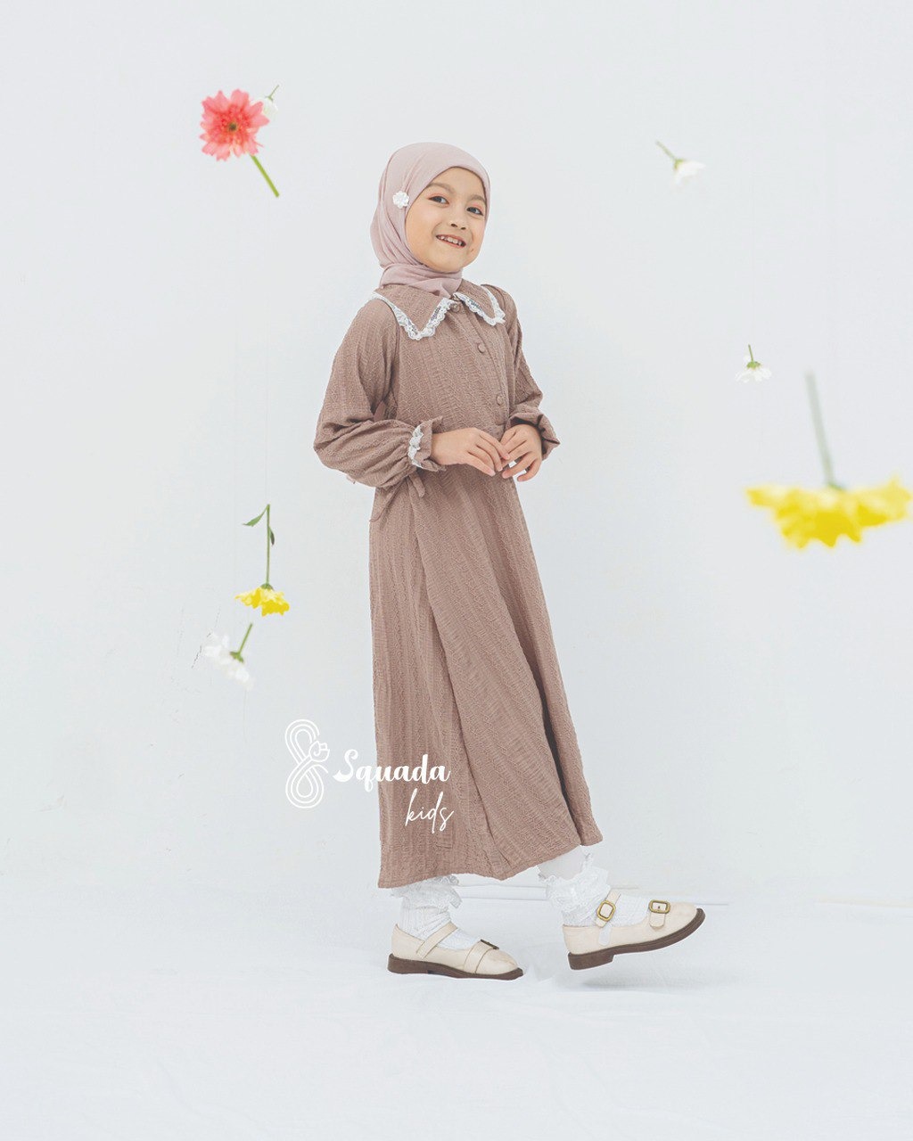 HANARA DRESS KIDS - HOREB CRINKLE PREMIUM - CASUAL DRESS ANAK