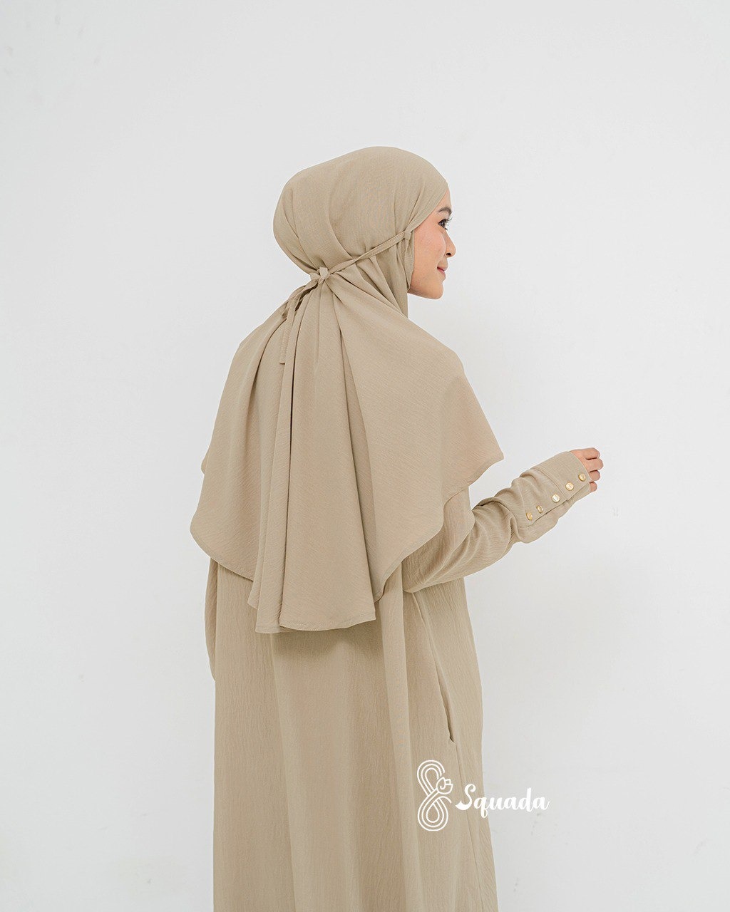 SHOFEEYA BERGO DAILY SYAR'I CRINKLE PREMIUM - BERGO HIJAB CRINKLE WANITA - HIJAB INSTAN DAILY UMROH IRONLESS