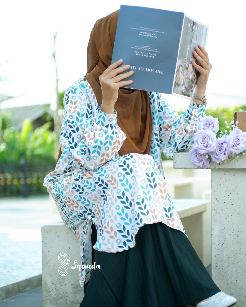 SQUADA | LONG TUNIK SIGNATURE PATTERN